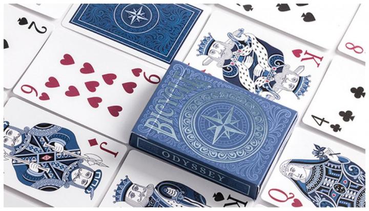 Actual product image Bicycle Odyssey cards (English)