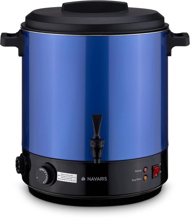 Image du produit Navaris Glühweinkocher mit Timer und Zapfhahn (27L)