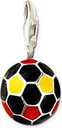 Image du produit Hermex Charm pendentif football en argent - Rouge argenté (Alliage métallique)