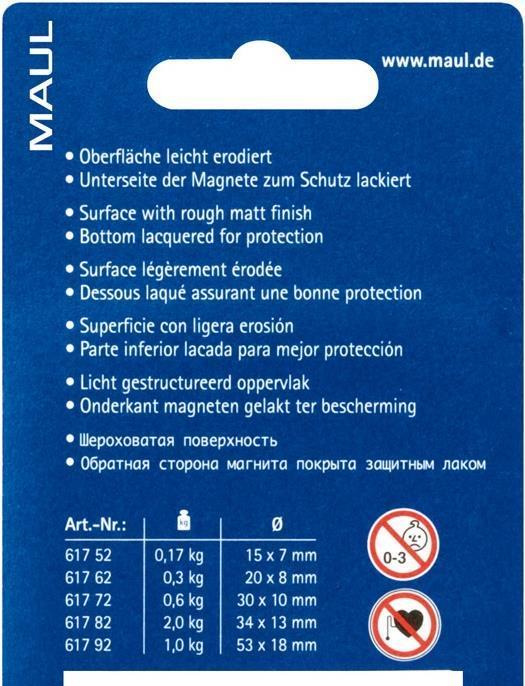 Productafbeelding Maul per magneet (4 x)