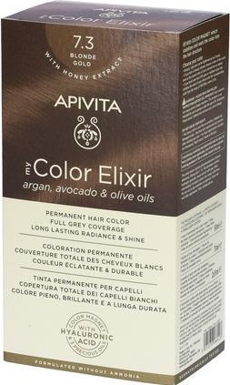 Actual product image Apivita My Color Elixir 73 Golden Blonde Hair Color (73 Golden Blonde)