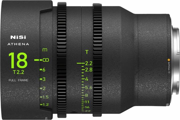 Produktbild Nisi 18mm ATHENA PRIME Full Frame Cinema Lens T2.2 (G Mount | No Drop In Filter) (Vollformat)