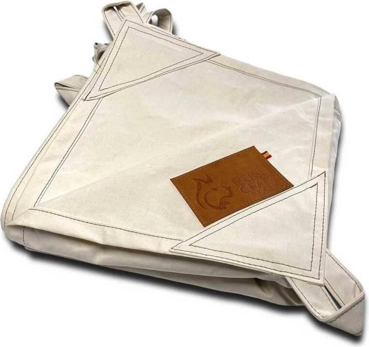 Bushcraft Heavy Duty Canvas Tarp 3x3 m (Tarp, 3 kg, 2 Personen)