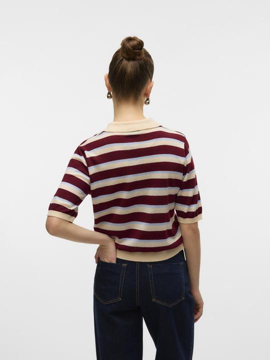 Actual product image Vero Moda AWSIKITA Gestricktes Poloshirt Polo (S)