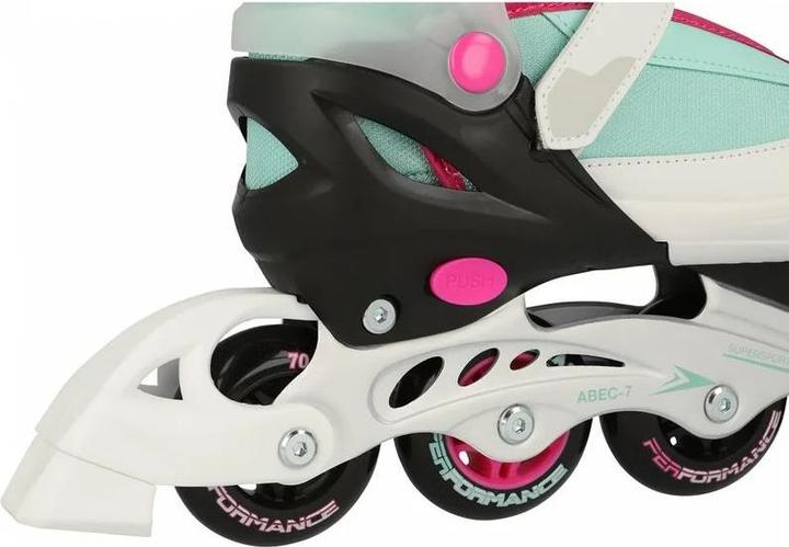 Immagine prodotto Witeblaze XOOM 2 GIRL, ILS Jr. girl adva turchese-bianco-rosa 30/33 (30, 31, 32, 33)