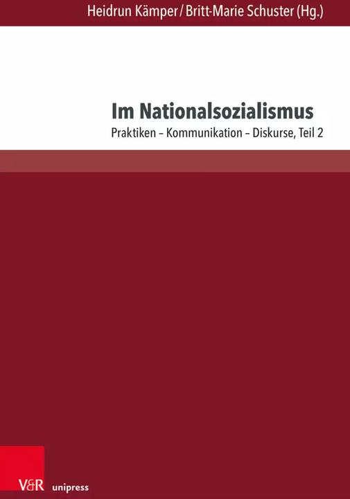 Produktbild Im Nationalsozialismus (Deutsch, Heidrun Kämper, Friedrich Markewitz, Britt-Marie Schuster, Stefan Scholl, 2022)