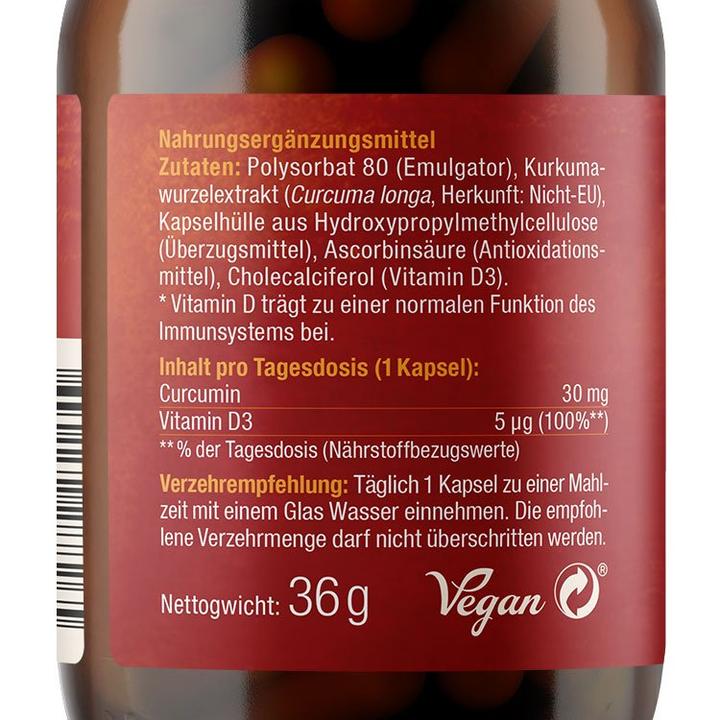 Produktbild Effective Nature Curcumin Forte Kurkuma (60 Stück, Kapseln, 200 g)