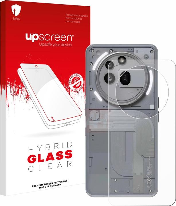 Produktbild upscreen Schutzglas Schutzfolie Displayschutz Display Schutz Glas Folie klar (1 Stück, Nothing Phone (3a) Pro)