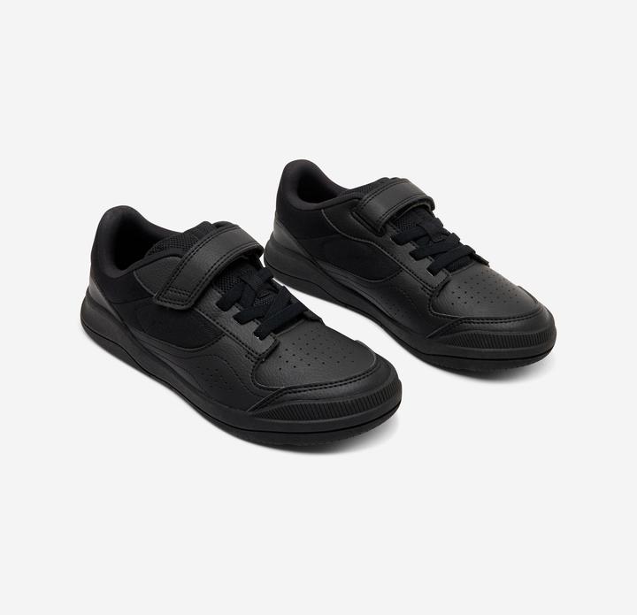 Actual product image Decathlon Sports shoes for kids with laces/velcro fastening - Playventure Yard black (30)