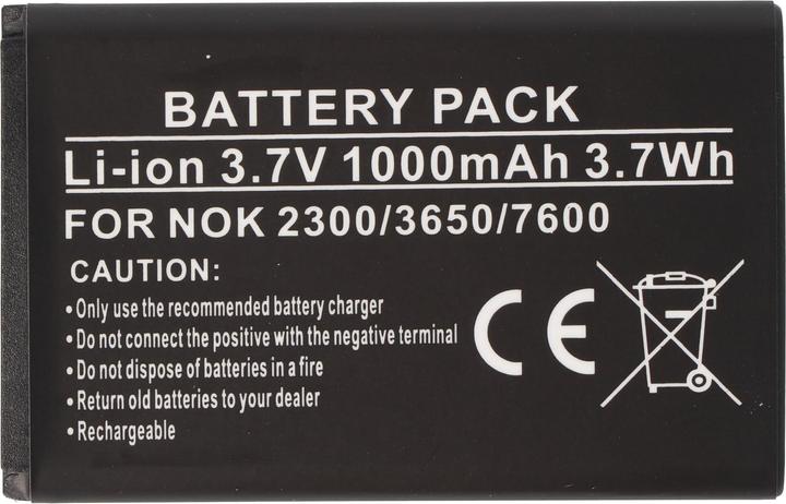Produktbild Nokia Akku 2300, 3650, 7600