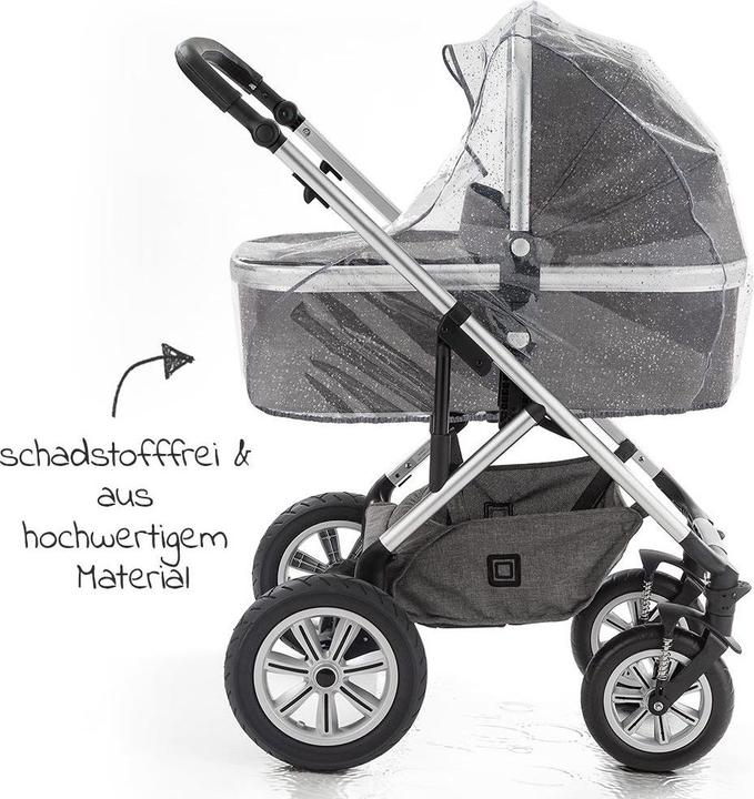 Actual product image Zamboo Regenschutz Universal Regenschutz für Kinderwagen (Babywannen oder