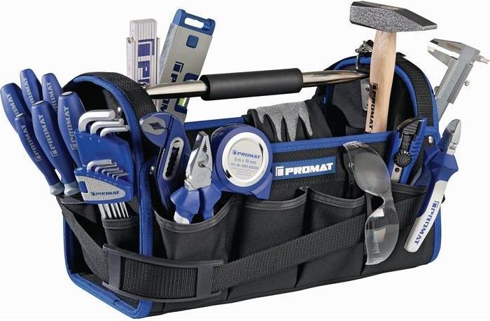 Actual product image Nordwest Handel AG PROMAT Universal tool bag 27 pieces (27 pieces)
