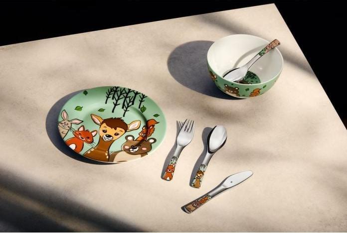 Produktbild WMF Kinderbesteck-Set Waldfreunde, 4-teilig