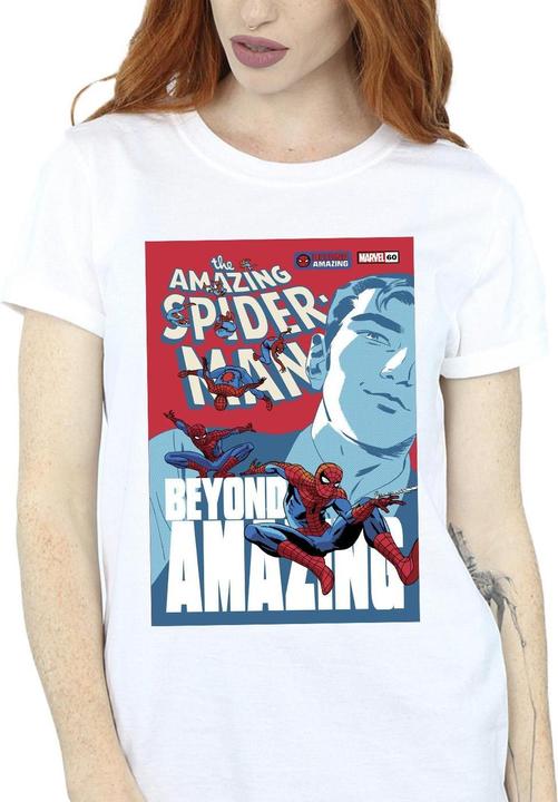 Immagine prodotto Spider-Man Beyond Amazing Cover Maglietta Ampia Donna (XL)