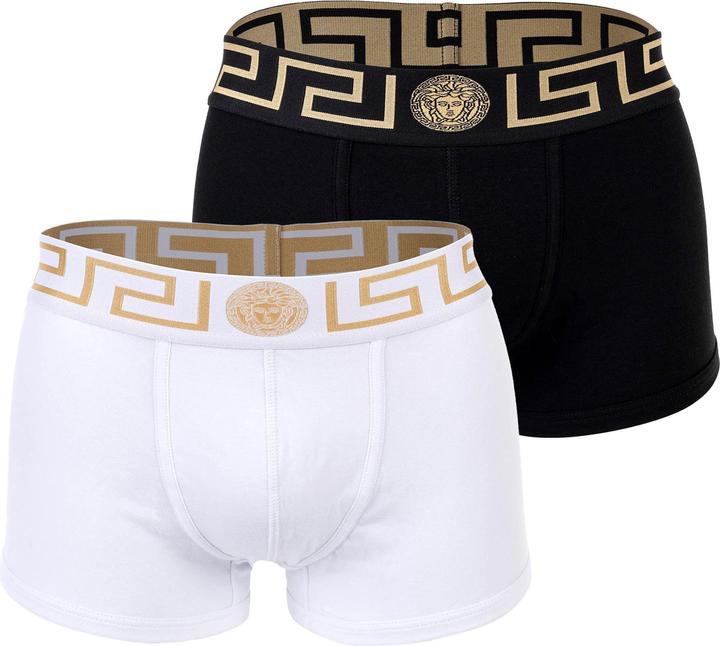 Actual product image Versace Bi-Pack Trunk Jersey Topeka Bi-Stretch Cotton Organic New Logo (XXL, pack of 2)