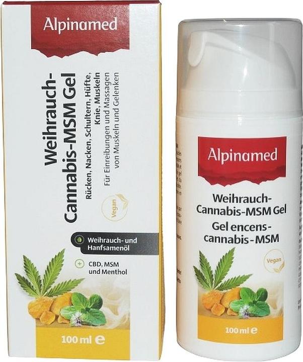 Produktbild Alpinamed Weihrauch Cannabis MSM Gel Gel (1 x, 100 ml, 161 g)