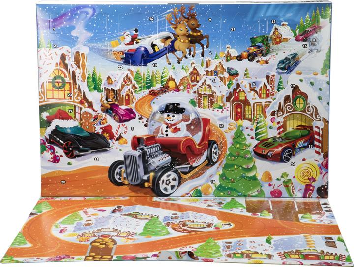 Actual product image Hot Wheels Advent Calendar