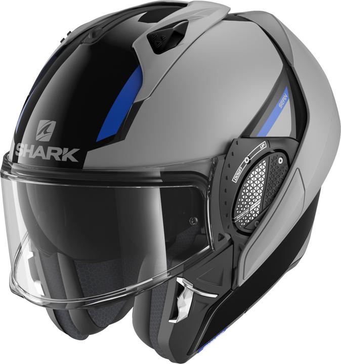 Image du produit Shark Casque Modulaire Evo Gt Sean / Gris / Noir / Brillant / Mat XS (XS)