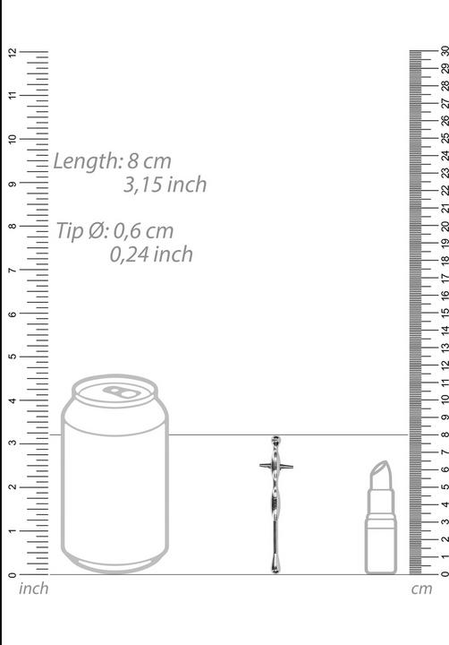 Actual product image Ouch! Urethral Sounding - Metal Stick