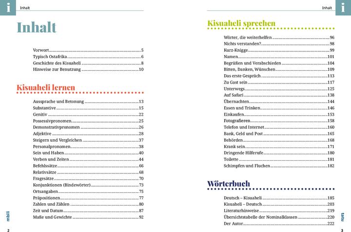 Produktbild Sprachführer Kisuaheli - Wort für Wort (Deutsch, Christoph Friedrich, 2024)
