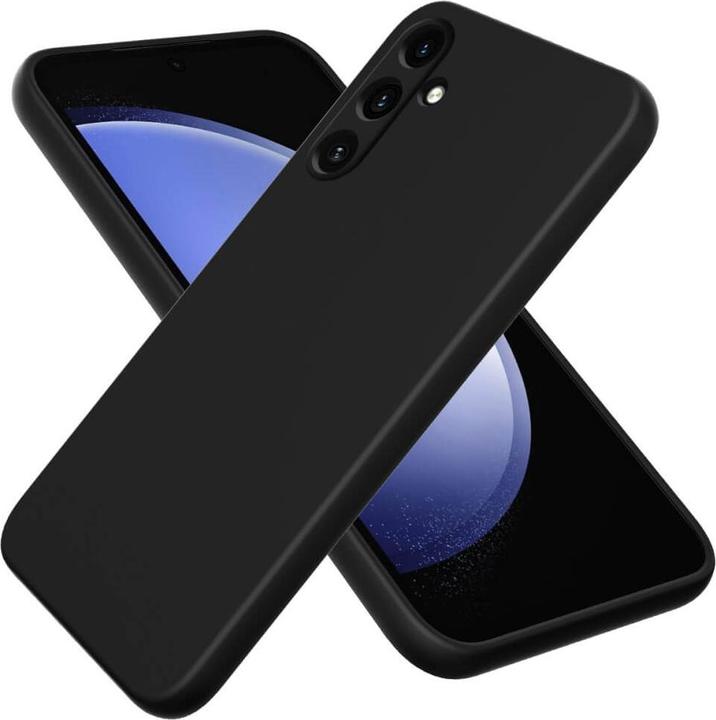 Cover-Discount Galaxy A55 - Housse en caoutchouc silicone noir (Samsung Galaxy A55)