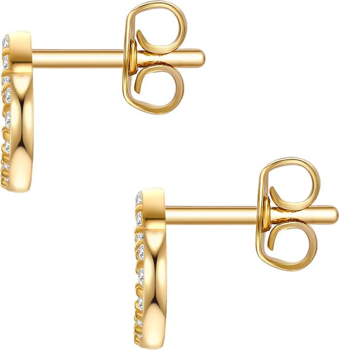 Actual product image Rafaela Donata Ladies Heart Sterling Silver Cubic Zirconia Yellow Gold - 33730 (Sterling Silver)