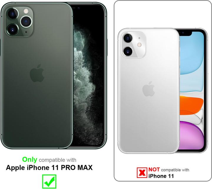 Productafbeelding Cadorabo TPU 2 kleuren glasdekking (Apple iPhone 11 Pro Max)