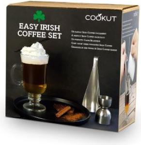 Produktbild Cookut Irish Coffee-Geschenkset 2 Gläser, Messbecher, Dossierer