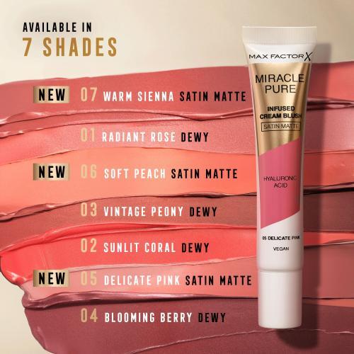 Actual product image Max Factor Miracle Pure Infused Cream Blush (05 Delicate Pink)