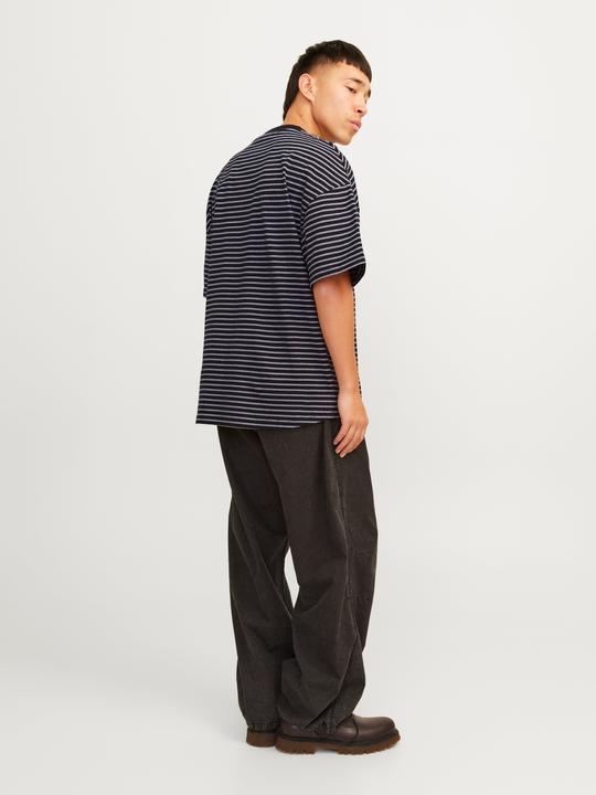 Produktbild Jack & Jones Gestreift Rundhals T-shirt T-shirt (XS)