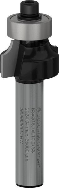 Actual product image Bosch Professional Zubehör Rounding cutter, 8 mm, R1 3 mm, L 10.2 mm, G 53 mm