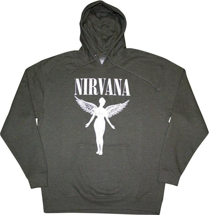 Actual product image Nirvana Unisex Adult Angelic Pull Over Hoodie (L)