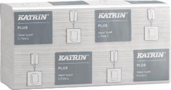 Immagine prodotto Katrin Håndklaedeark Plus C-Fold 2-lags hvid 33x24 cm, - (16 confezioni x 100 pezzi)
