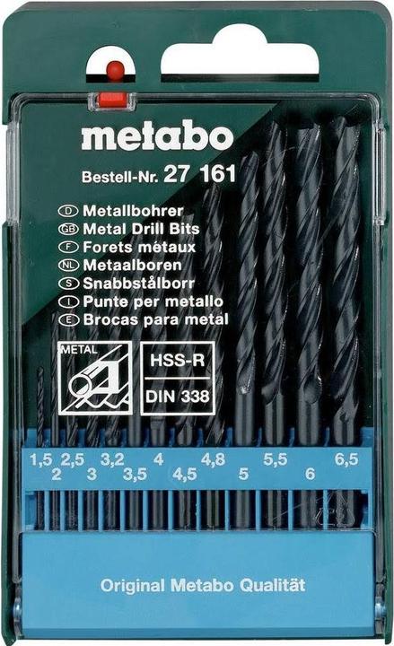 Actual product image Metabo HSSRDrill cassette part (1.5 mm - 6.5 mm)