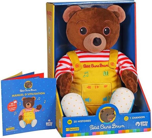 Image du produit Gipsy Toys - Petit ours brun - Peluche avec musique parle conteur - 28 cm - Braun Gel