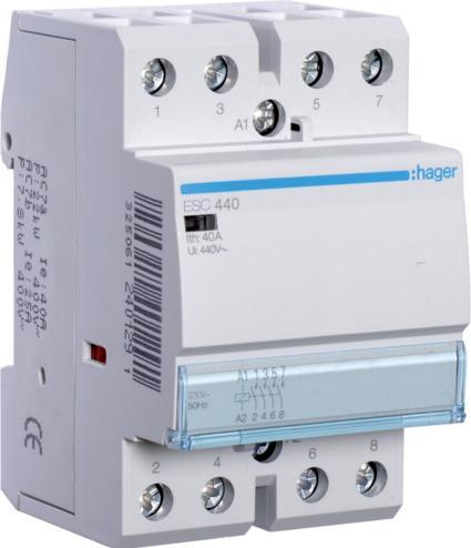 Produktbild Hager Installationsschütz 40A ESC440 4Schliesser 230V