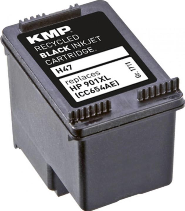 Actual product image KMP H47 Ink cartridge comp. with HP CC 654 AE No. 901XL (FC)