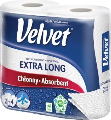 Produktbild Velvet Samt extra langes Papiertuch, 2 Walzen