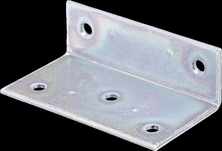 Immagine prodotto Alberts Staffa grandangolare 40 x 25 x 75 mm, zincata gialla (Grandangolo, 50 pz.)