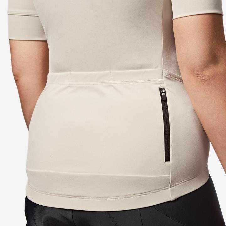 Image du produit Van rysel Maillot vélo route manches courtes été regular femme - beige (M)