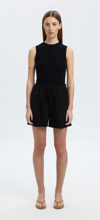 Actual product image Selected Femme Mid Waist Shorts aus Leinengemisch (38)