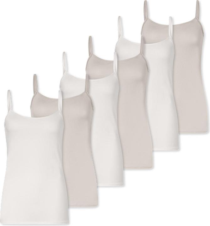 Image du produit Schiesser 6er Pack Modal Essentials Spaghetti Top (46, 3XL)