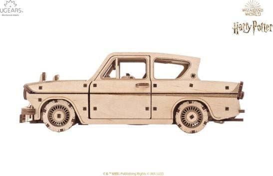 Actual product image Ugears Flying Ford Anglia