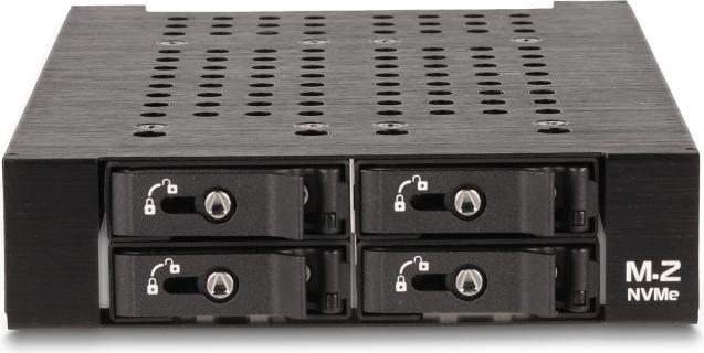 Produktbild Delock 3.5? Wechselrahmen für 4 x M.2 NVMe SSD mit Slim SAS