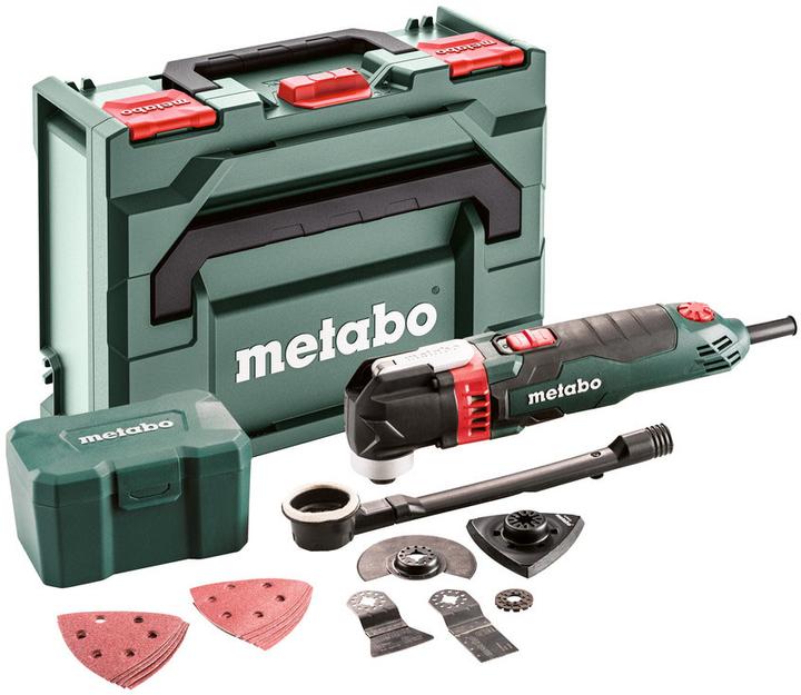 Metabo Multifunktionswerkzeug MT 400 Quick Set für Holz Kunststoffkoffer