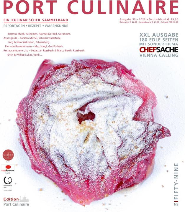 Actual product image Port Culinaire No. Fifty-Nine (German, Thomas Ruhl, Nikolai Voytko, Port Culinaire GmbH, Evert Kornmayer, Ralf Bos, Dr., Jürgen Dollase, 2022)