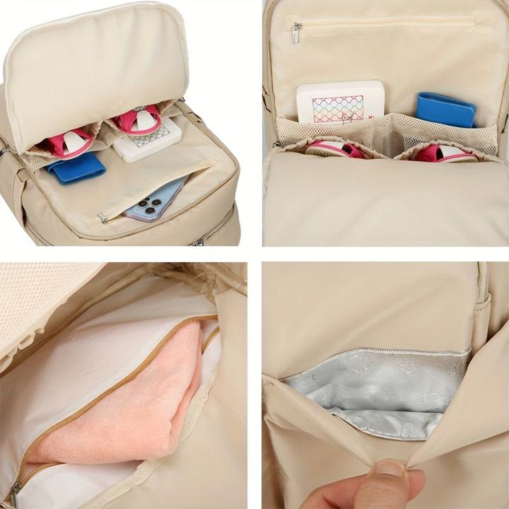 Immagine prodotto Only-Bags.Store Zaino mamma di grande capacità, borsa da viaggio multifunzione per pannolini premaman, tracolla