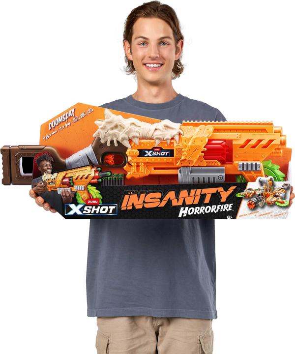 Actual product image Zuru Insanity HorrorFire Doomsday (16 Darts)