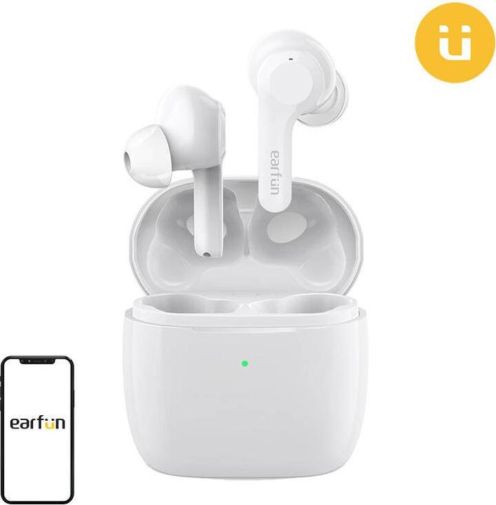 Immagine prodotto EarFun Air TWS Auricolari senza fili (bianco) (ANC, 35 h, Senza fili)