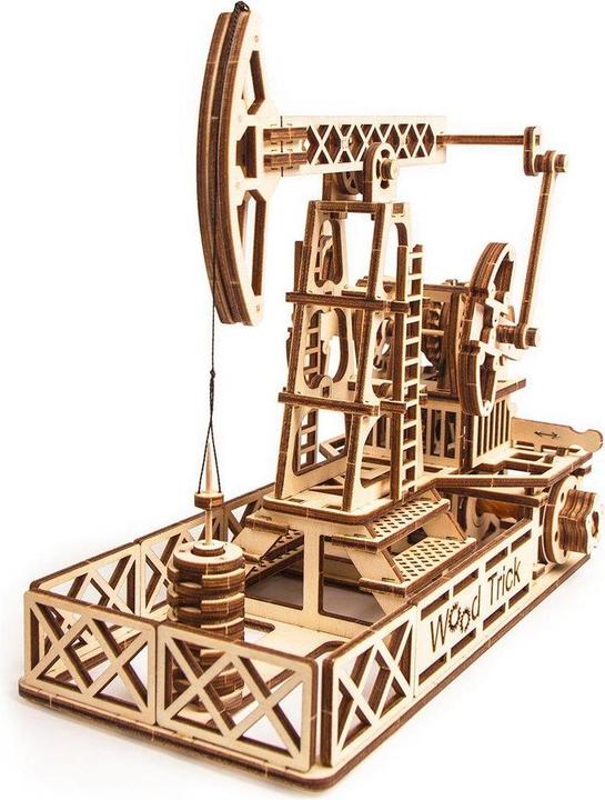 Image du produit Wood Trick Installation d'extraction de pétrole - Foreuse à pétrole - Kit de construction en bois 3D
